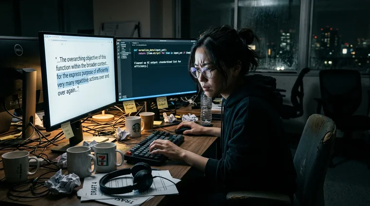 Using "elegant" as a quality trigger — and reading what AI writes