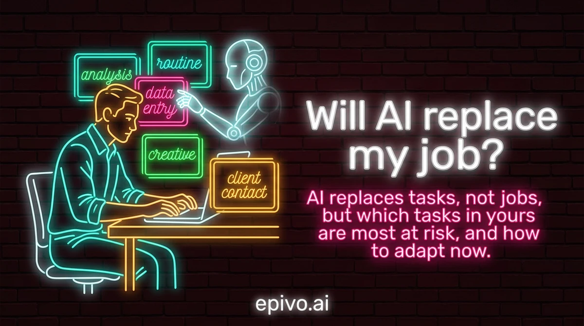 Will AI replace my job? - visual share card