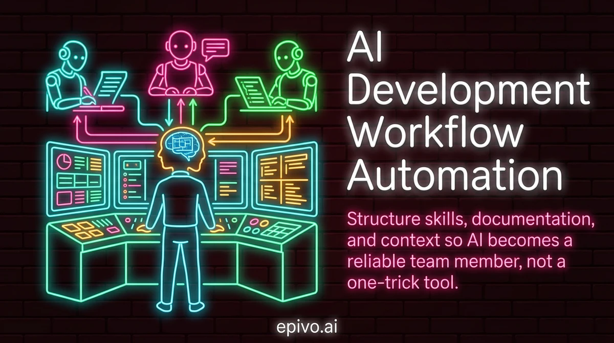 AI Development Workflow Automation - visual share card