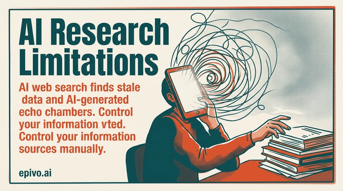 AI Research Limitations - visual share card