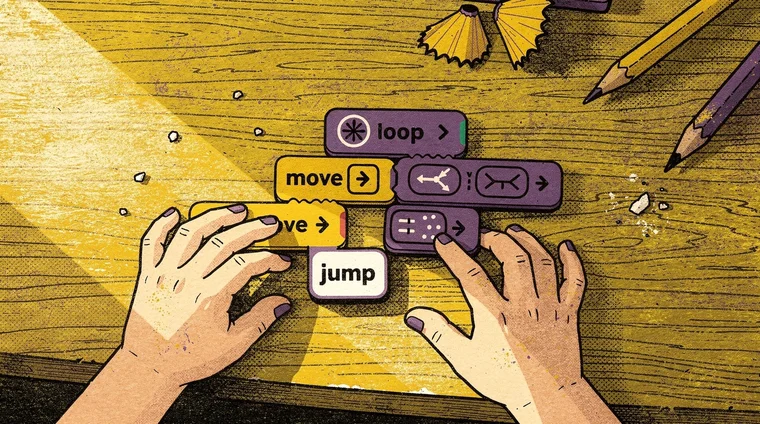 How coding is taught in school — from blocks to text code