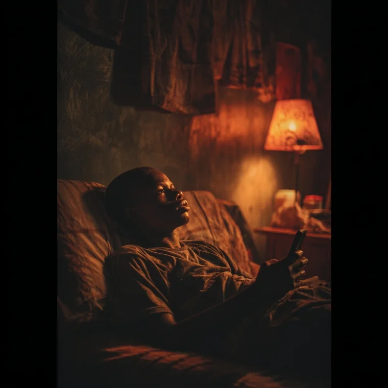 A family sitting together at a table without phones — representing healthy habits to balance what is screen time at home
