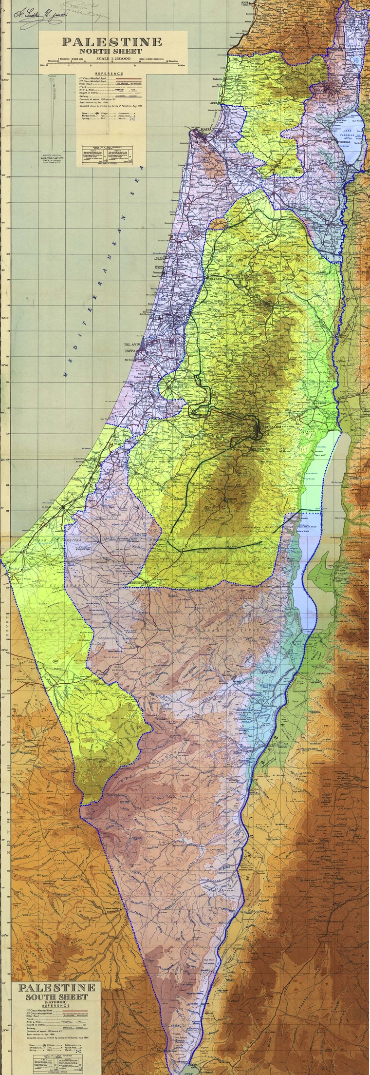 UN Partition Plan for Palestine 1947 — the map that proposed dividing Mandatory Palestine into Arab and Jewish states