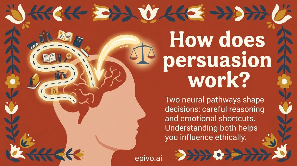 How does persuasion work? - visual share card