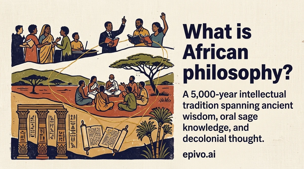 What is African philosophy? - visual share card
