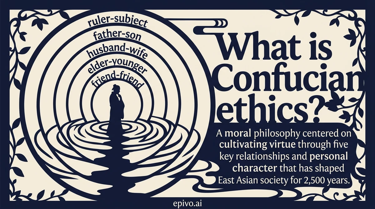 What is Confucian ethics? - visual share card