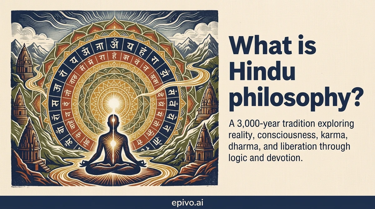 What is Hindu philosophy? - visual share card