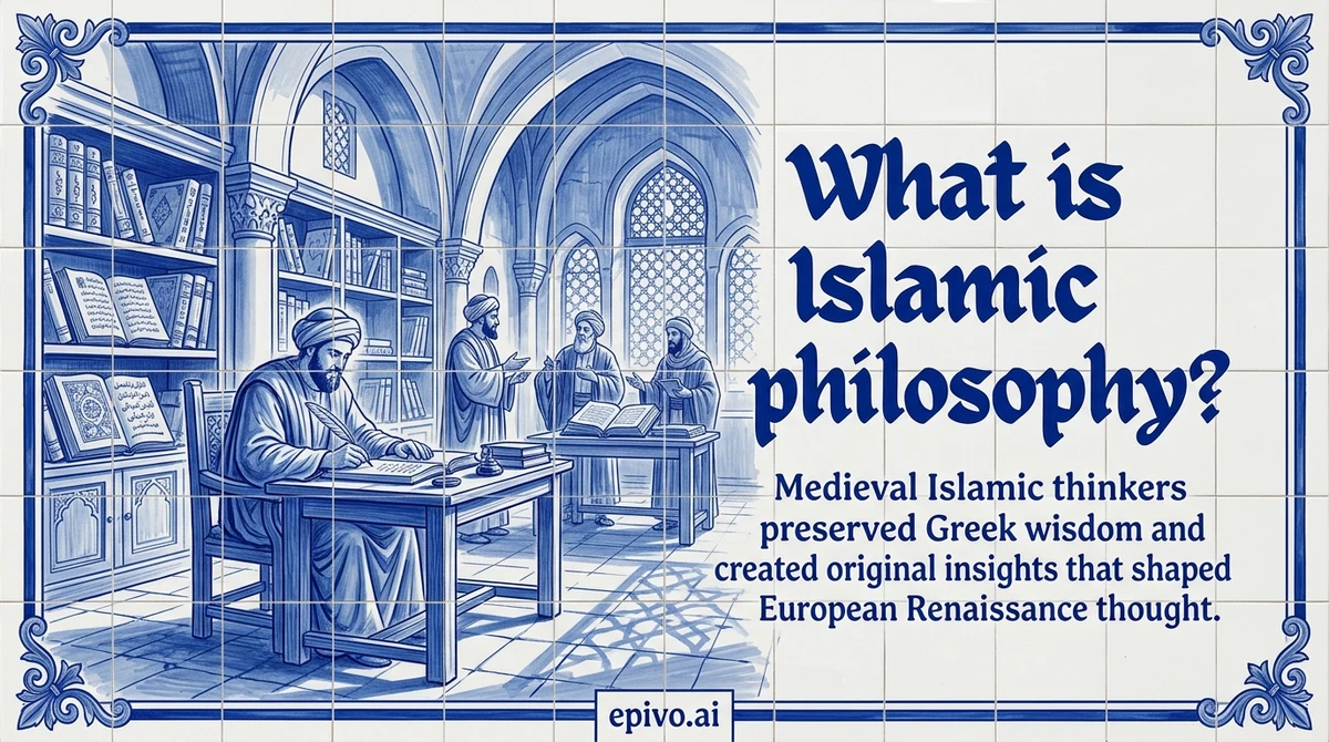 What is Islamic philosophy? - visual share card