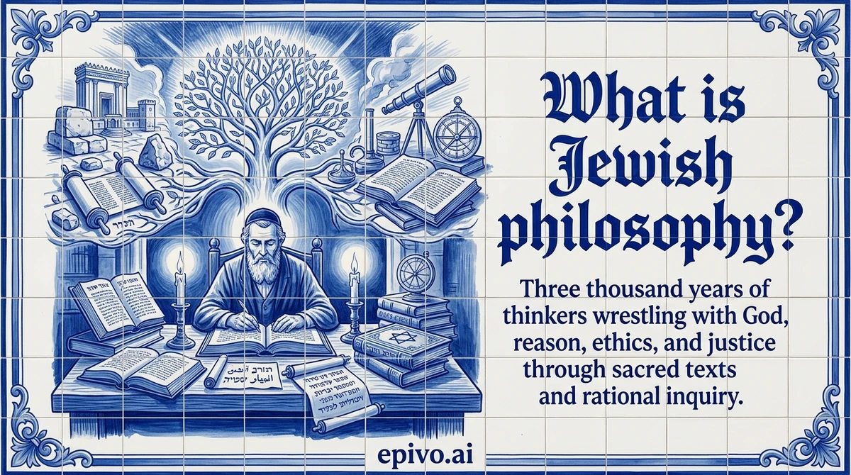 What is Jewish philosophy? - visual share card