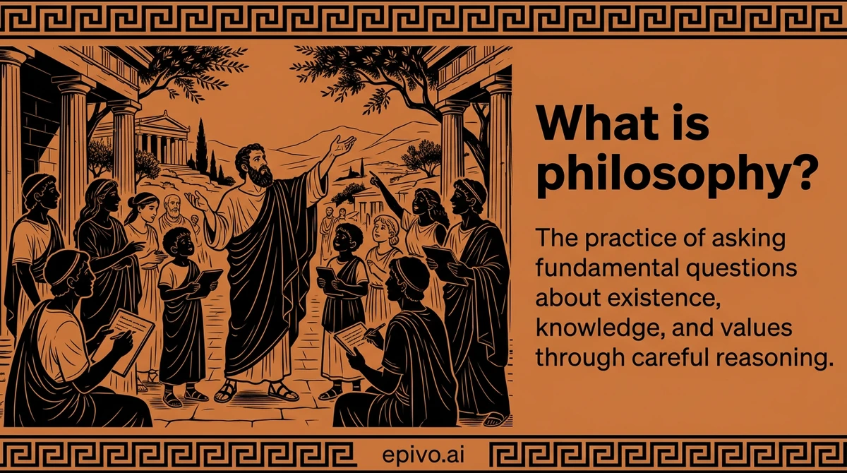 What is philosophy? - visual share card