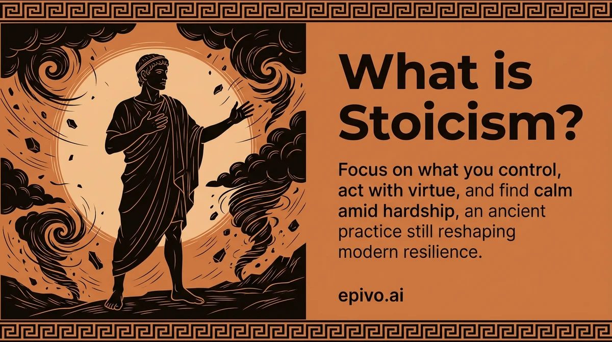 What is Stoicism? - visual share card