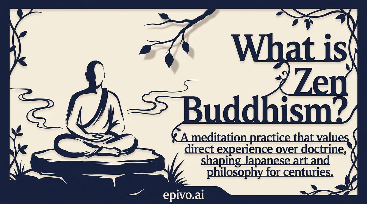 What is Zen Buddhism? - visual share card