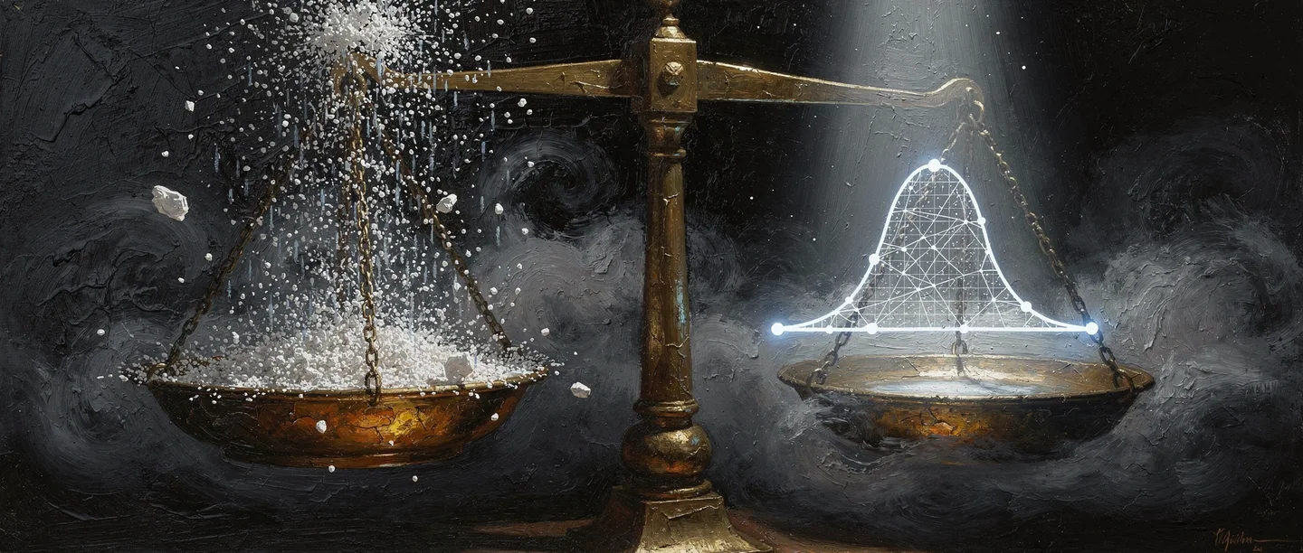 A student analysing charts and graphs, learning what is statistics and how data tells stories