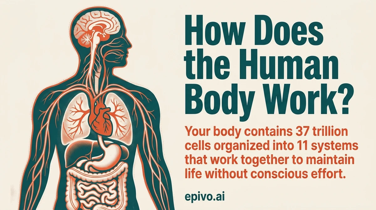 How Does the Human Body Work? - visual share card