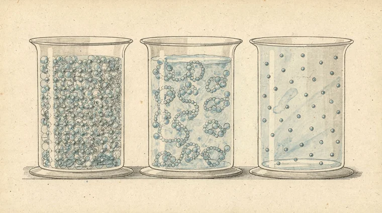 Particle theory — why the states of matter behave differently