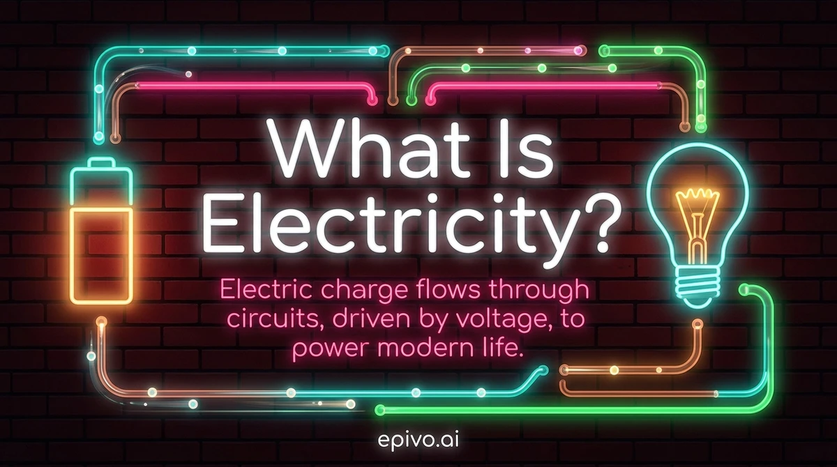 What Is Electricity? - visual share card