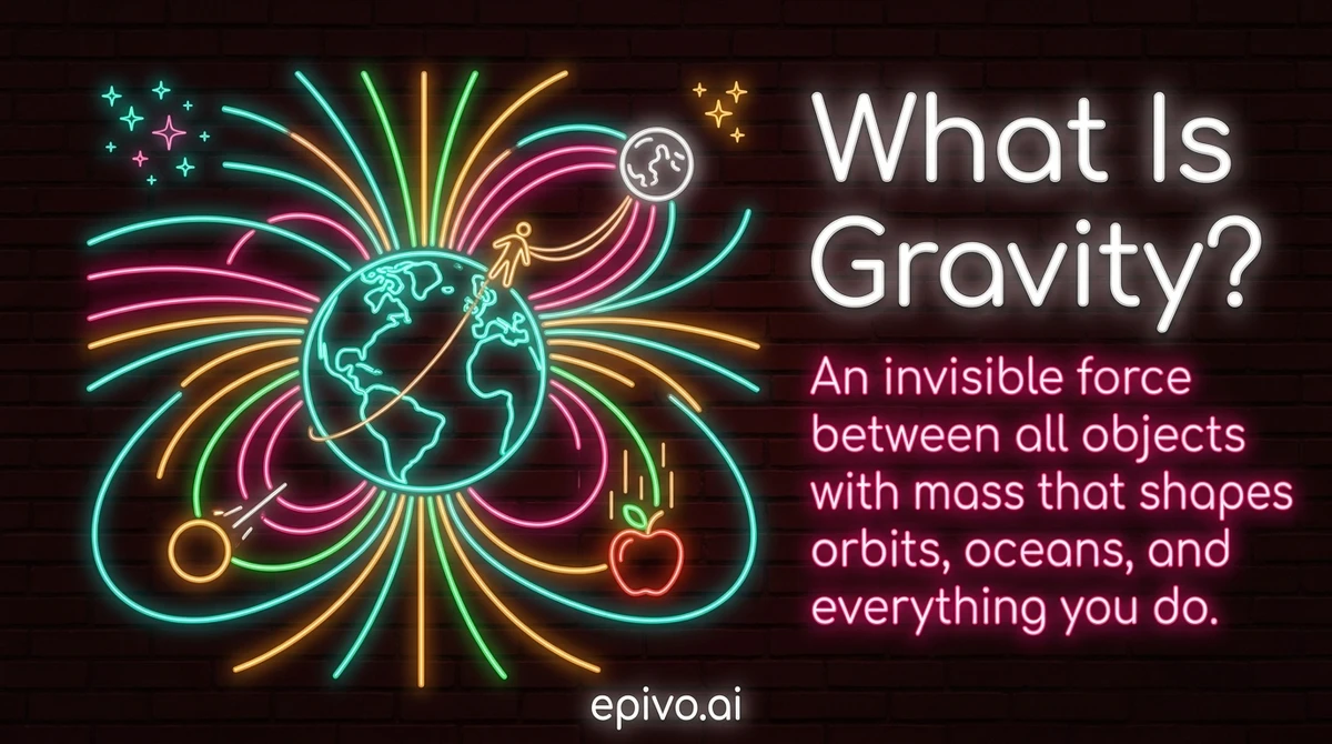 What Is Gravity? - visual share card