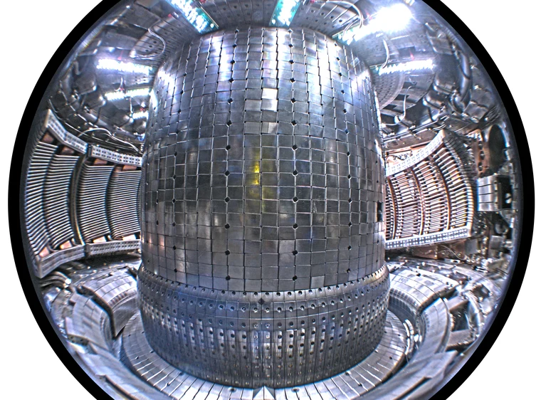 What is nuclear fusion? The interior of MIT's Alcator C-Mod tokamak — a magnetic confinement device that contains plasma at tens of millions of degrees to achieve fusion conditions