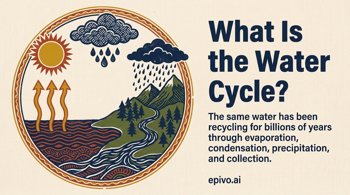 What Is the Water Cycle? - visual share card