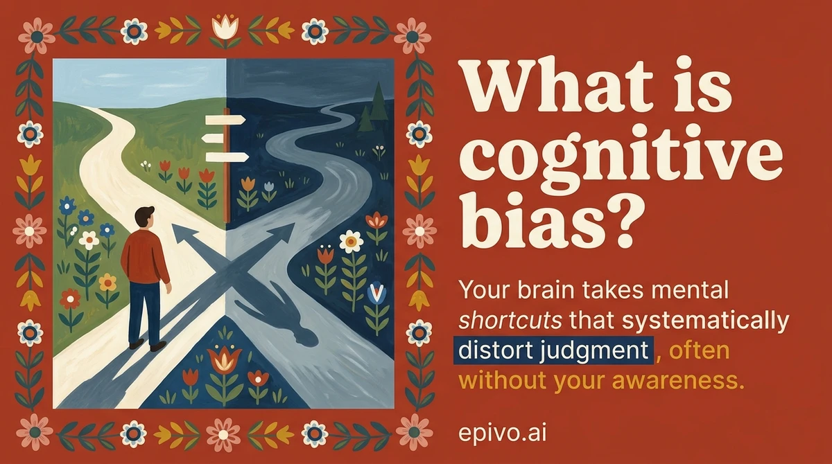 What is cognitive bias? - visual share card