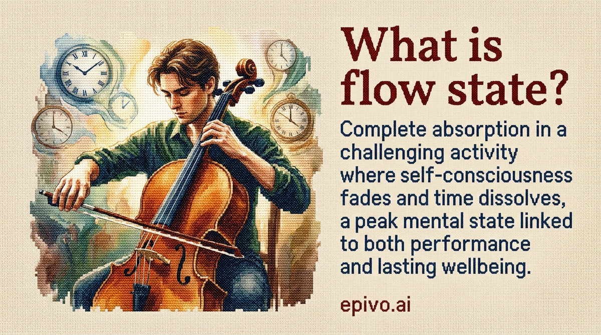 What is flow state? - visual share card