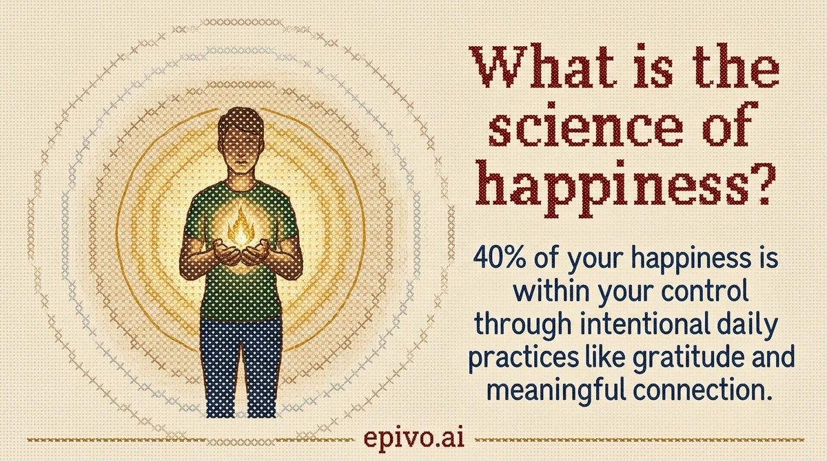 What is the science of happiness? - visual share card