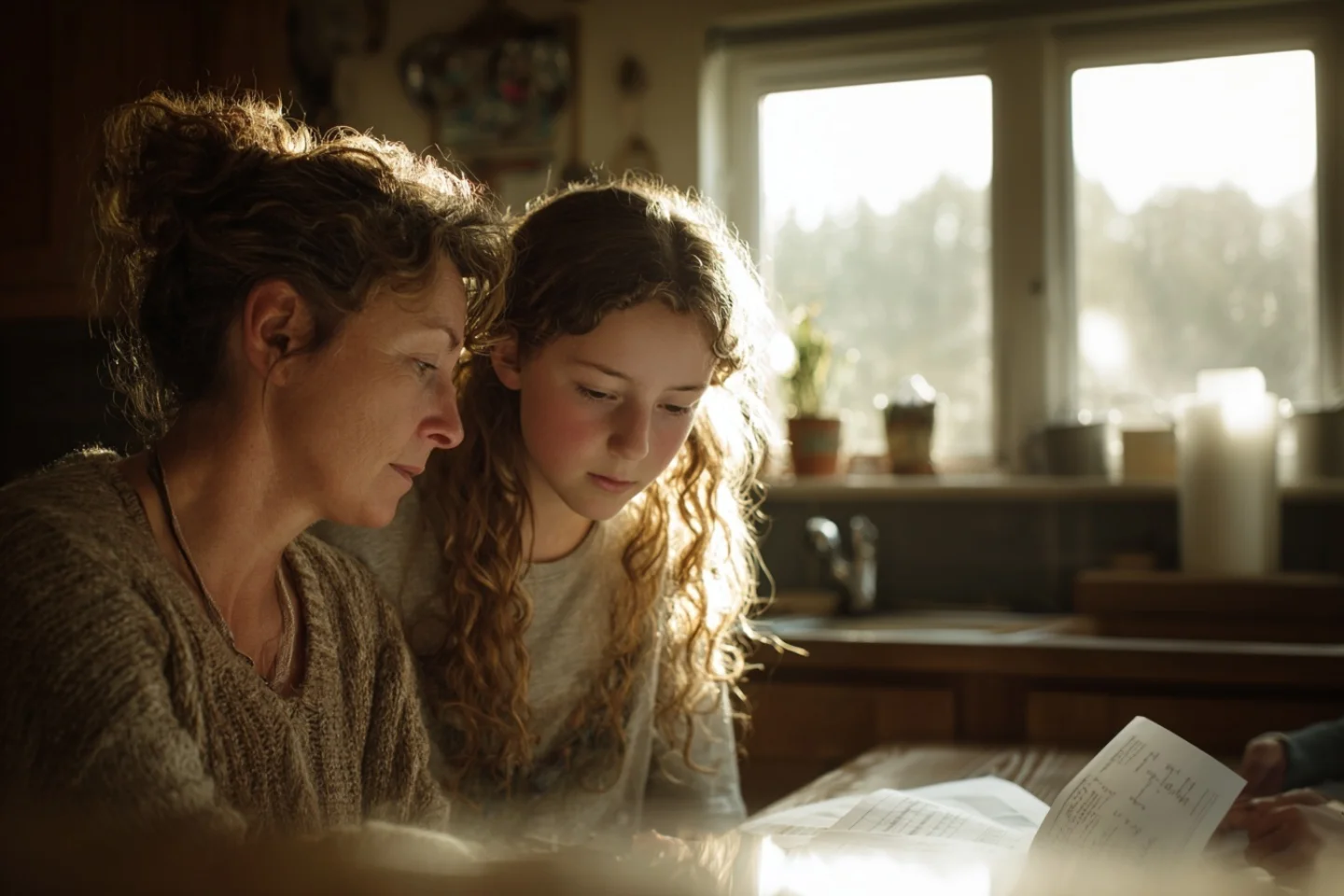 Student studying Cambridge IGCSE at a desk with books open